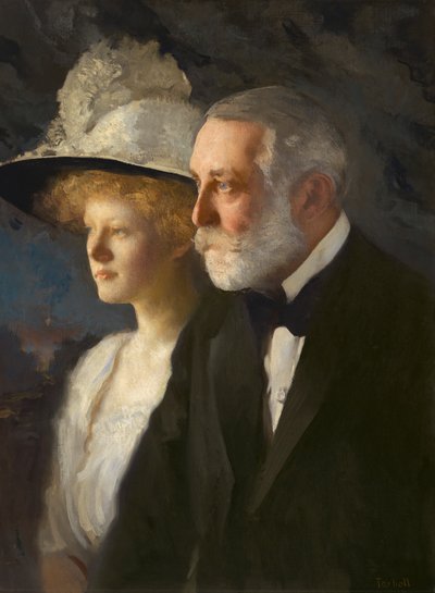 Henry Clay ve Helen Frick, c. 1910. by Edmund Charles Tarbell