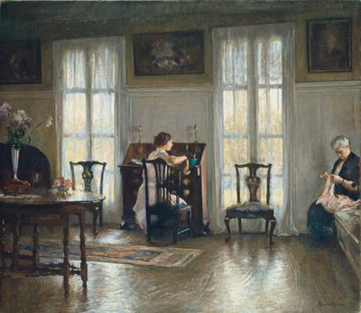 Anne ve Meryem by Edmund Charles Tarbell