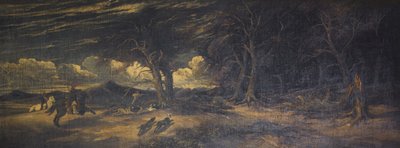 Hengiskraut, ca.1750 (sepia á fílabeini, gulli, hári og gleri) by Edmund G. Muller