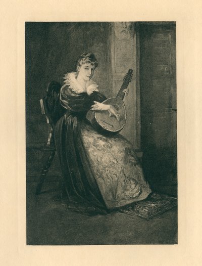 Aşk ve Güzellik Onuruna Elizabeth Dönemi Şarkıları için (taş baskı) by Edmund Henry Garrett