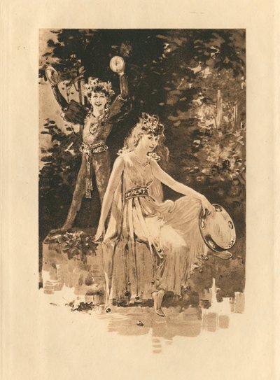 Aşk ve Güzellik Onuruna Elizabeth Dönemi Şarkıları için (taş baskı) by Edmund Henry Garrett