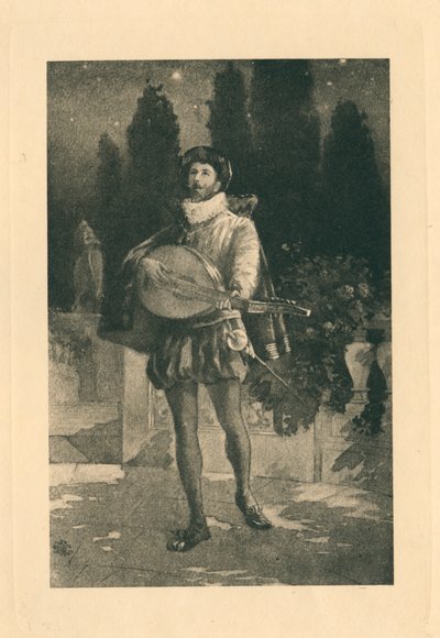 Aşk ve Güzellik Onuruna Elizabeth Dönemi Şarkıları için (taş baskı) by Edmund Henry Garrett