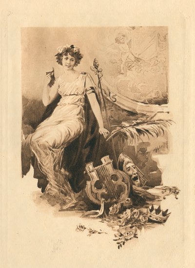 Aşk ve Güzellik Onuruna Elizabeth Dönemi Şarkıları için (taş baskı) by Edmund Henry Garrett