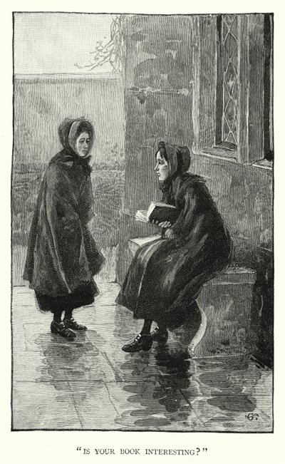 Charlotte Bronte tarafından Jane Eyre için illüstrasyon (gravür) by Edmund Henry Garrett