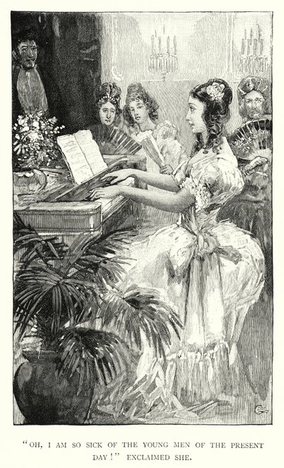 Charlotte Bronte tarafından Jane Eyre için illüstrasyon (gravür) by Edmund Henry Garrett