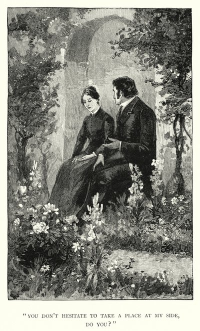 Charlotte Bronte tarafından Jane Eyre için illüstrasyon (gravür) by Edmund Henry Garrett