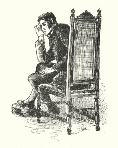Charlotte Bronte (lito) tarafından Jane Eyre için illüstrasyon by Edmund Henry Garrett