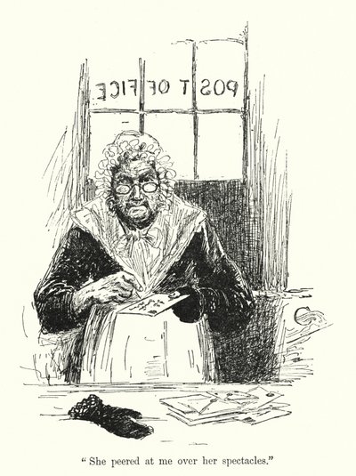 Charlotte Bronte (lito) tarafından Jane Eyre için illüstrasyon by Edmund Henry Garrett