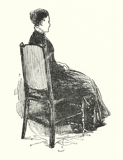 Charlotte Bronte tarafından Jane Eyre için illüstrasyon (lito) by Edmund Henry Garrett