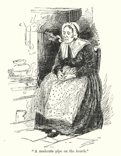 Charlotte Bronte (lito) tarafından Jane Eyre için illüstrasyon by Edmund Henry Garrett