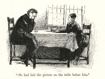 Charlotte Bronte (lito) tarafından Jane Eyre için illüstrasyon by Edmund Henry Garrett