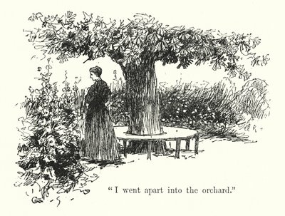 Charlotte Bronte (lito) tarafından Jane Eyre için illüstrasyon by Edmund Henry Garrett