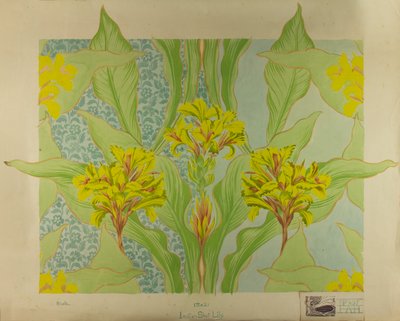 Indian Shot Lily, c.1895 (kağıt üzerine guaş) by Edmund Hunter