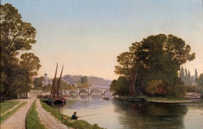 Thames üzerine Richmond by Edmund John Niemann