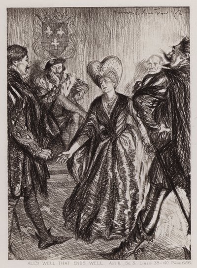 İyi Biten Her Şey Güzeldir, II. Bölüm Sc 3 by Edmund Joseph Sullivan