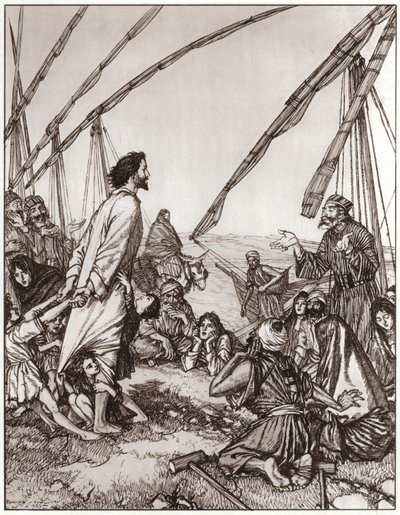 İsa soruyor: Komşum Kim? (lito) by Edmund Joseph Sullivan