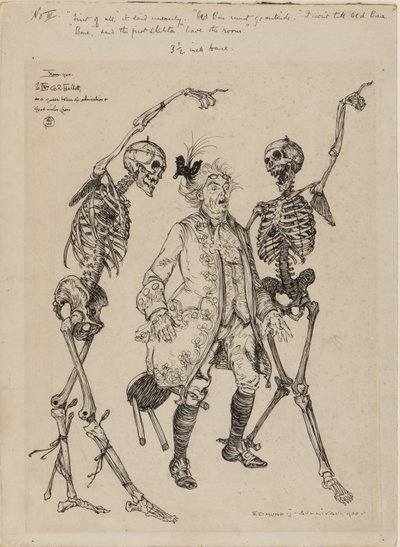 Old Bones dışarı çıkmalı…, 1900 by Edmund Joseph Sullivan