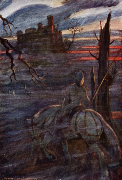 Robert Browning: "Childe Roland kara kuleye geldi" by Edmund Joseph Sullivan