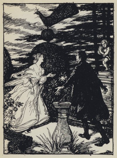 Tennysons Maud için İllüstrasyon by Edmund Joseph after Sullivan