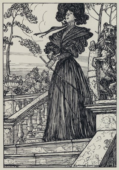 Tennyson, A Dream of Fair Women ve Diğer Şiirler için İllüstrasyon by Edmund Joseph after Sullivan