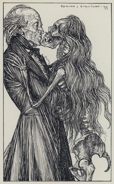 Tennyson, A Dream of Fair Women ve Diğer Şiirler için İllüstrasyon by Edmund Joseph after Sullivan
