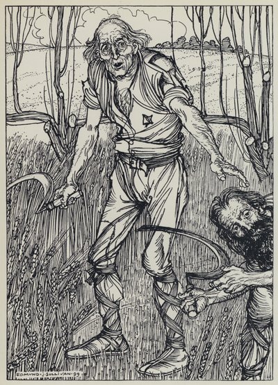 Tennyson, A Dream of Fair Women ve Diğer Şiirler için İllüstrasyon by Edmund Joseph after Sullivan
