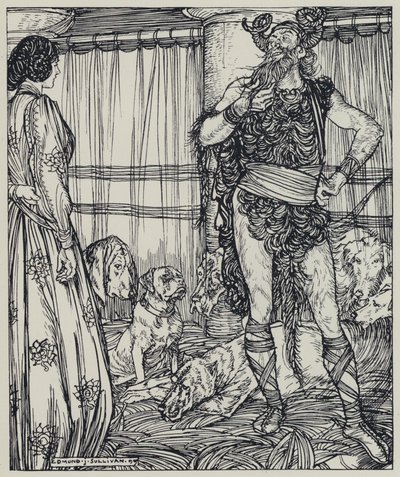 Tennyson, A Dream of Fair Women ve Diğer Şiirler için İllüstrasyon by Edmund Joseph after Sullivan