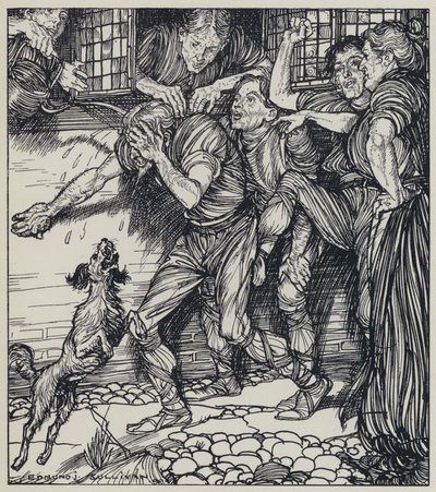 Tennyson, A Dream of Fair Women ve Diğer Şiirler için İllüstrasyon by Edmund Joseph after Sullivan