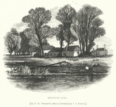 Houston Mill (gravür) by Edmund Morison (after) Wimperis