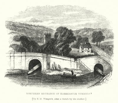 Harecastle Tünellerinin Kuzey Girişi (gravür) by Edmund Morison (after) Wimperis
