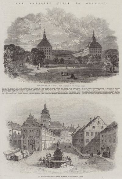 Majestelerinin Almanya Ziyareti by Edmund Morison Wimperis