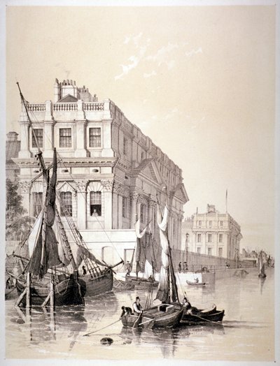 Kraliyet Donanma Hastanesi, Greenwich, Londra, 1838. by Edmund Patten