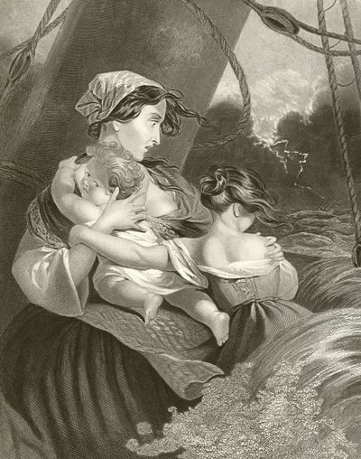 The Storm  by Edmund Thomas Parris