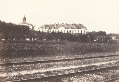 Abbeville yakınlarındaki Gard Manastırı, c. 1855. by Édouard Baldus