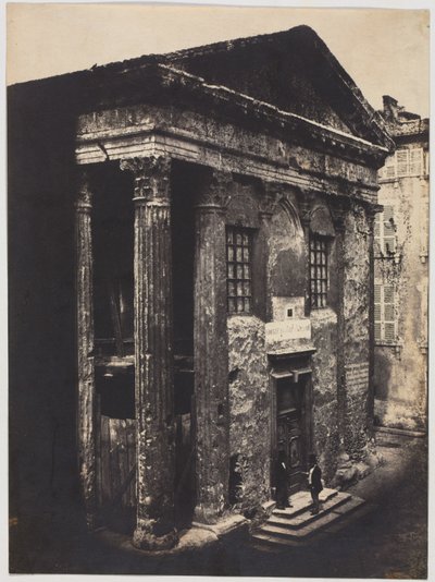 Cephe, Augustus Tapınağı ve Livia, Viyana by Édouard Baldus