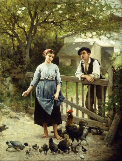 Genç Çiftçiler, by Edouard Debat Ponsan