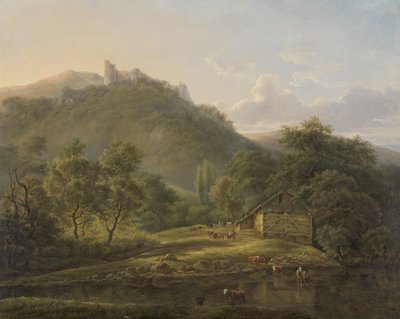 Sambre Nehri üzerinde by Edouard Delvaux
