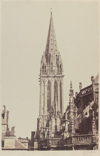 Saint-Pierre Kilisesi, Caen by Edouard-Denis Baldus