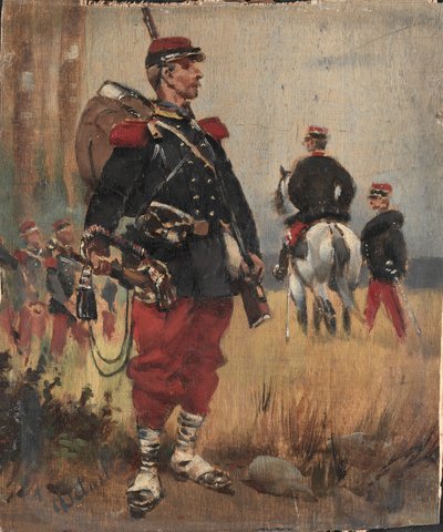 askerler by Edouard Detaille