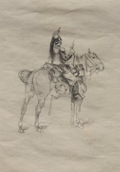Süvari, 1875. by Jean Baptiste Edouard Detaille