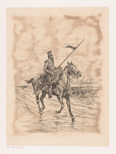 Ulaan fırtınalı havalarda by Edouard Detaille