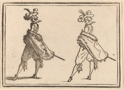Beyefendi yandan bakıldığında by Edouard Eckman after Jacques Callot