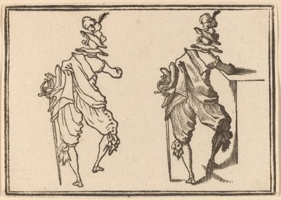 kılıçlı adam by Edouard Eckman after Jacques Callot