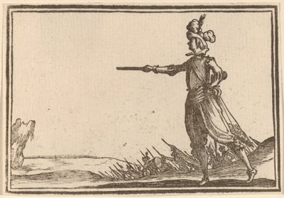 Yaya Askeri Komutan by Edouard Eckman after Jacques Callot