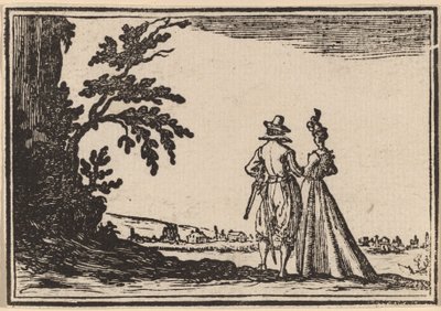 Gezinti Yolu by Edouard Eckman after Jacques Callot