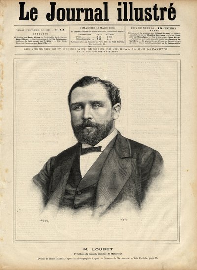 Emile Loubet (1836-1929) 1892