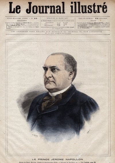 Jerome Bonaparte dit Plon (Plonplon) (1822-1891) (Napolyon-Jerome Bonaparte veya Prens Jerome Napoleon), Jerome Bonaparte