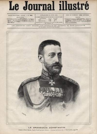 Rusya Büyük Dük Konstantin Nikolaievich