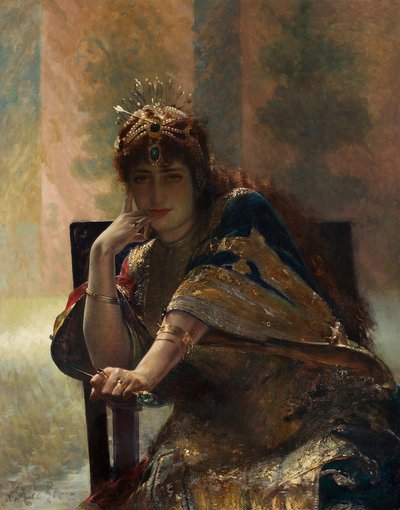 oryantalin by Edouard Frederic Wilhelm Richter