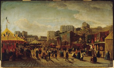 Lunapark, Place Saint-Pierre, Montmartre by Edouard Hubert